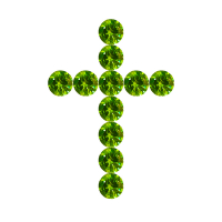 Демантоид комплект 3 цвет 2,18 Ct - Ювелирные украшения SAURA интернет магазин