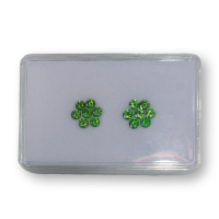 Демантоид комплект 2.1Ct 3 цвет - Ювелирные украшения SAURA интернет магазин