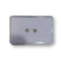 Демантоид пара 5 цвет 0,78 Ct - Ювелирные украшения SAURA интернет магазин